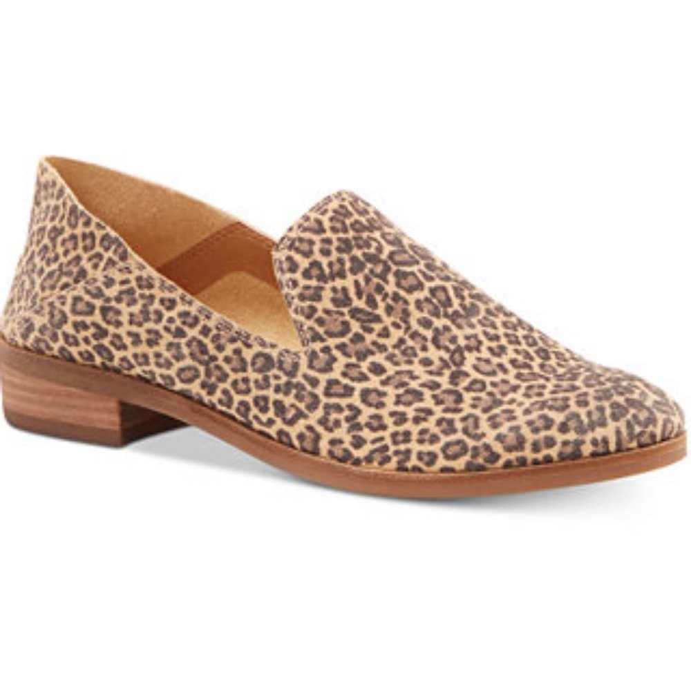 New Lucky Brand Animal Printed Loafers Size 8.5 Wide